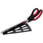 Ustensiles de cuisson ciseaux � pizza amovibles 2 en 1 ciseaux � pizza en acier inoxydable