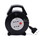 V - tac - enrouleur de rallonge avec 2 prises bidirectionnelles 10 / 16 a avec protection thermique, ...