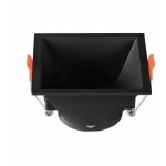 Support de spot led encastrable carré v - tac gu10, section carrée, noir Support de spot led encastrable carré v - tac gu10, section carrée, noir