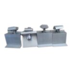 V - tac - bornes de fixation en aluminium pour modules photovolta�ques, 4 pi�ces