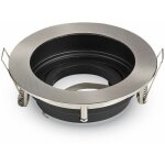 V - tac led spot light - spot encastr� - gu10 - ip20 - satin nickle