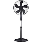 V - tac - ventilateur colonne oscillant 7923 55w 3 vitesses h125cm noir