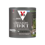 V33 - peinture bois extrieur couleurs d'ici gris feutr velours 0, 5l