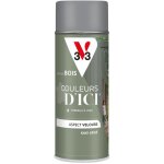 V33 - peinture bois extrieur couleurs d'ici kaki gris velours 400 ml