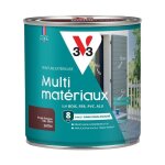 V33 - peinture ext�rieure multi - mat�riaux rouge basque ral 3004 satin 0, 5l