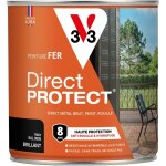 V33 - peinture fer extrieur direct protect noir ral 9005 mat 0, 5l