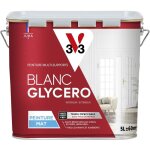 Peinture intrieur / extrieur glycro monocouche v33 blanc mat 5l