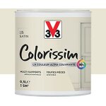 V33 - peinture multi - supports colorissim satin lin 0, 5 l