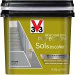 V33 - peinture sols & escaliers rnovation perfection titane satin 0, 75l