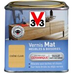 V33 - vernis intérieur meubles et boiseries chêne clair mat 0, 5l V33 - vernis intérieur meubles et boiseries chêne clair mat 0, 5l