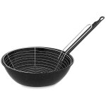 Poêle à friture avec panier de Ø26cm. vaello Poêle à friture avec panier de Ø26cm. vaello