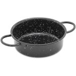 Plat émaillé vaello 12cm - avec anses - compatible flamme, four, induction Plat émaillé vaello 12cm - avec anses - compatible flamme, four, induction