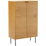 Vaisselier en bois 2 portes 80cm stinna - happy garden