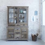 Vaisselier en pin recycl massif