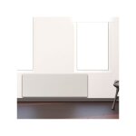 Valderoma - radiateur  inertie plintho blanc quartz 1500w plinthe bz1500p