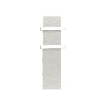 Valderoma - sche - serviette rayonnant slim 2. 0 natura blanc 500w 19500tl