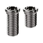 2 vis m12 inox d. 14 x l. 27, 5 mm et d. 14 x l. 17, 5 mm pour bonde d'vier automatique  panier valentin ...