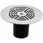 Grille de bonde inox - diamtre 115 mm valentin