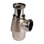 Valentin - siphon de lavabo nickel mat rglable - 1'1 / 4 - diamtre 32 mm
