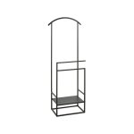 Valet de chambre design 'lydia' 128cm noir