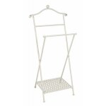 Valet de chambre vintage 'mia' 98cm blanc Valet de chambre vintage 'mia' 98cm blanc