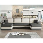 Valos - canap panoramique en u - 7 places - convertible avec coffre - en velours