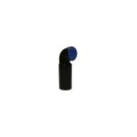Courbe wc pour cuvette suspendue avec joint et bouchon pehd valsir dimensions : diam. 90 vertical