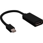 Câble adaptateur value mini - display / hdmi fiche mâle mini displayport, prise femelle hdmi - a 0. 15 ... Câble adaptateur value mini - display / hdmi fiche mâle mini displayport, prise femelle hdmi - a 0. 15 ...