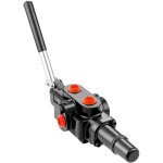 Valve de fendeuse de buches hydraulique 1 bobine, vanne de commande directionnelle hydraulique debit ...