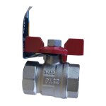 Vanne � sph�re pn25 nile acs manette papillon rouge femelle / femelle 3 / 4' (20 / 27) - arco