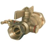 Vanne apr�s compteur �crou 20x27 pe25 avec purge - codital france