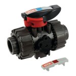 Girpi - vanne � bille hta - diam�tre50mm - dn40 - pvc - c