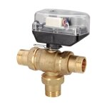 Vanne � bille motoris�e 3 voies vanne de zone � d�rivation 3 voies 1' motoris�e 230vac