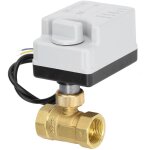 Vanne � bille motoris�e intelligente - 2 voies, normalement ferm�e, contr�le manuel / automatique, dn20, ...