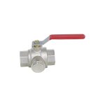 Vanne � boisseau sph�rique 1 / 2  pn 16 avec filtre inox - femelle / femelle type 514