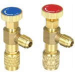 Vanne de charge de refrigerant r12 r410, soupape de securite de liquide refrigerant de climatisation ...