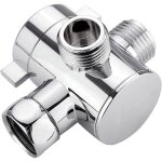 Vanne de d�rivation de douche � 3 voies g1 / 2 pouces s�parateur d'eau multifonction adaptateur de douche ...