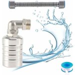 Vanne à flotteur entièrement automatique en acier inoxydable 304, régulateur de niveau d'eau automatique ... Vanne à flotteur entièrement automatique en acier inoxydable 304, régulateur de niveau d'eau automatique ...
