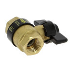 Vanne laiton 1 / 4t à clapet anti - retour femelle 1 / 2 Vanne laiton 1 / 4t à clapet anti - retour femelle 1 / 2