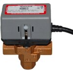 Vanne motorise 3 voies 3 / 4' avec interrupteur de fin de course honeywell