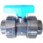 Vanne plimex pvc pression � coller diam�tre int�rieur 32mm 3, 2cm 32 mm