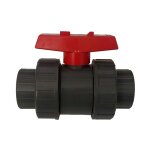 Vanne pvc 32. vanne � tournant sph�rique en pvc filet� de 32 mm. robinet enfilage � bille filet� 1''