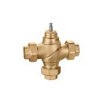 Vanne de r�gulation � trois voies, filet�e, globe. dn 32, raccordement rp 1 1 / 4' caleffi 636710 1 1 ...
