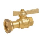 Sferaco - vanne et robinet laiton - robinet compteur - crou tournant - manette papillon 2 / 3 - 1 / ...