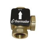 Thermador ? vanne chauffage central t2661 ? 1'f filetage laiton ? temp�rature d'ouverture 45�c ? compatible ...