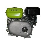 92441 moteur essence 6, 5 hp, 4, 8 kw avec embrayage � bain d'huile, r�ducteur 1 / 2 , arbre � clavette ...