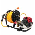 Varan motors - vr - 38f pulv�risateur � essence 31cc 4 temps portable et professionnel, enrouleur de ...