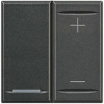 Bticino - variateur basique 2 fils sans neutre axolute anthracite 2 modules hs4408