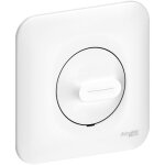 Schneider electric - variateur rotatif encastr blanc charges special fluo 9 - 100w complet avec plaque ...