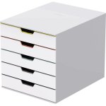Durable - varicolor mix 5 - 7625 762527 caisson � tiroirs gris clair din a4, din c4, folio, lettre nombre ...